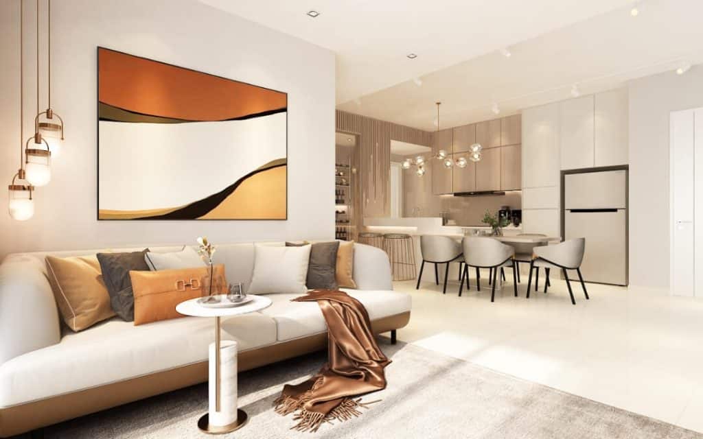 Grains Residence Living Room Studio