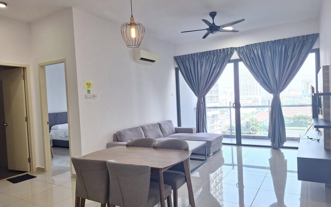 Fully furnished one bedroom with a private bathroom studio for rent@Tropicana Grande Condominiums