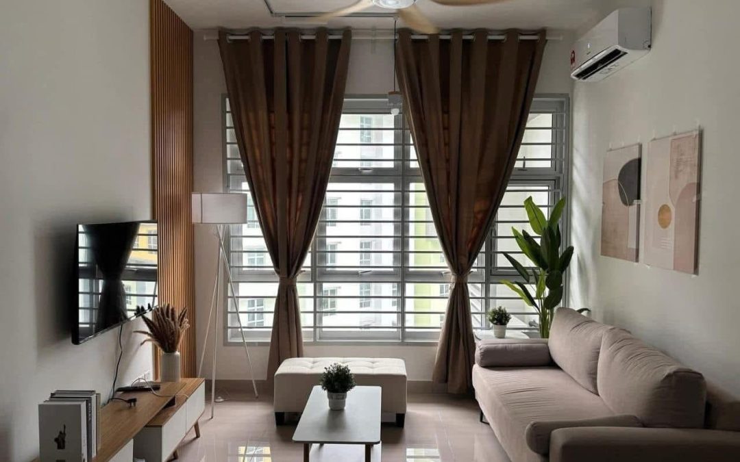 Fully furnished one bedroom with a private bathroom studio for rent@Kenanga Point Condominium