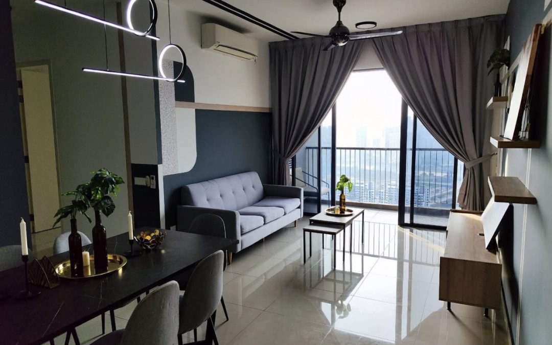 Fully furnished one bedroom with a private bathroom studio For rent@SENI Mont’ Kiara Condominium